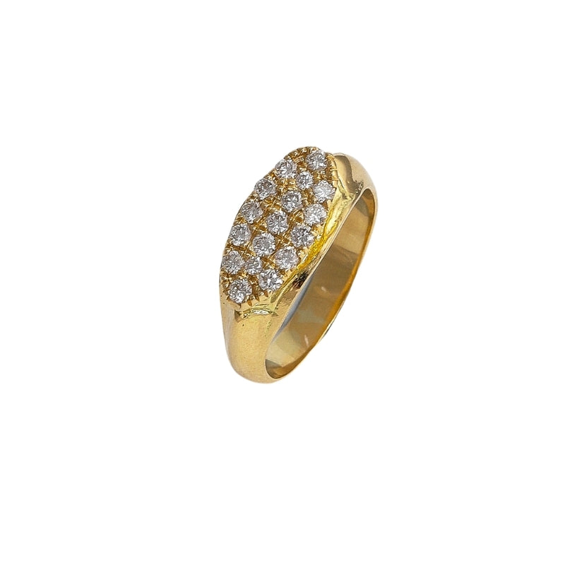 Ceyx Ring with Diamond - Solid Gold