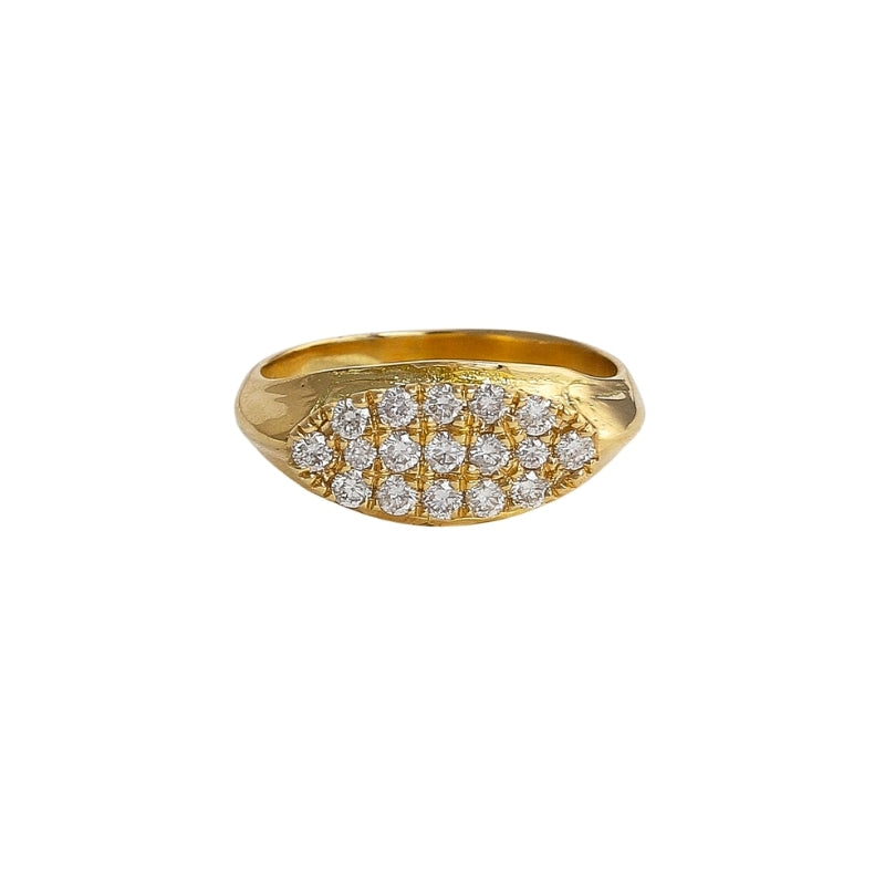 Ceyx Ring with Diamond - Solid Gold