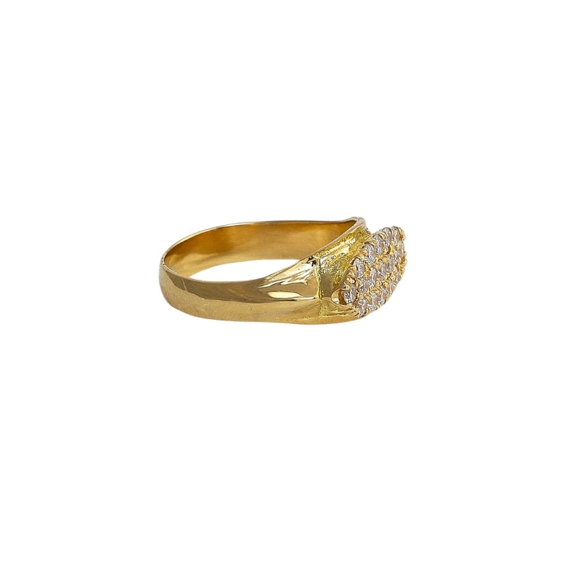 Ceyx Ring with Diamond - Solid Gold