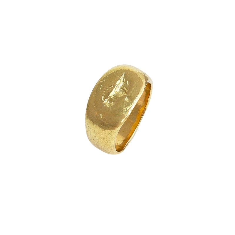 Amyclides Signet Ring - Solid Gold