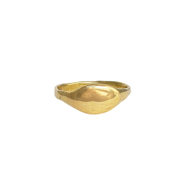 Ganymede Signet Ring - Solid Gold