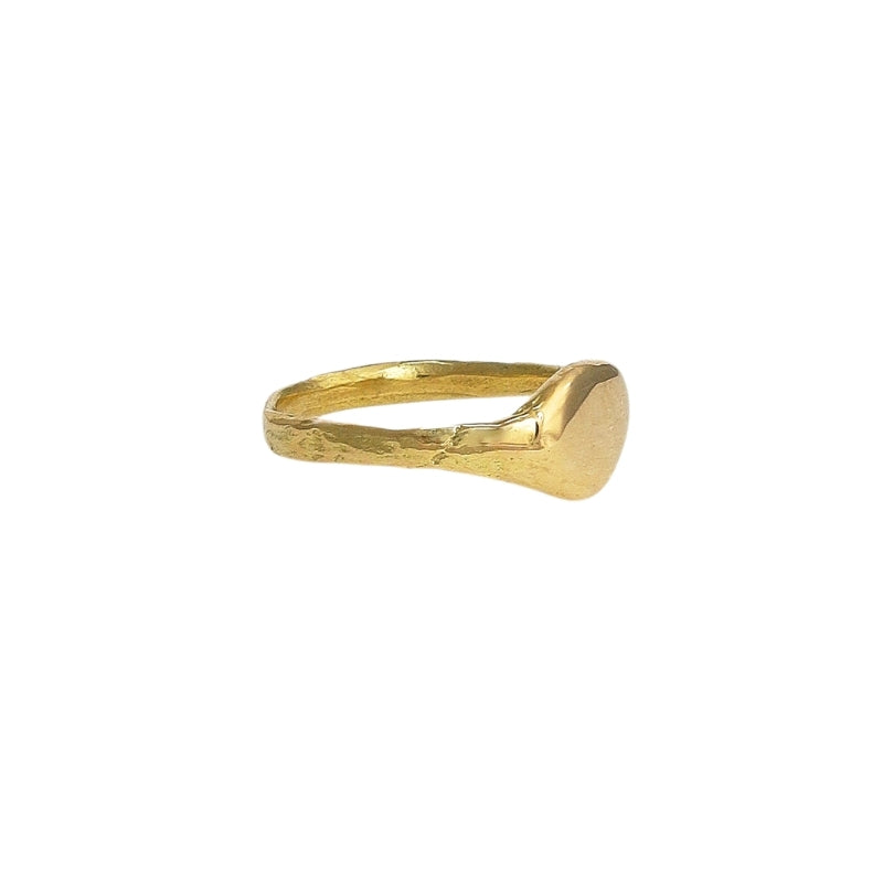 Ganymede Signet Ring - Solid Gold