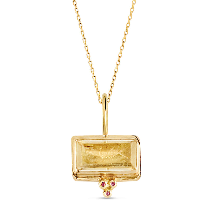 Galene Pendant - Solid Gold