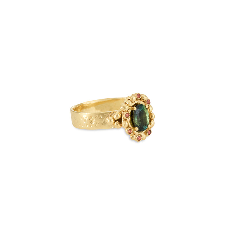 Zinnia Ring - Solid Gold