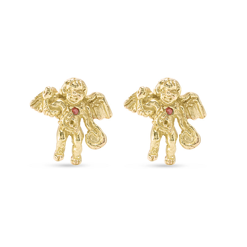 Lamassu Studs - Solid Gold