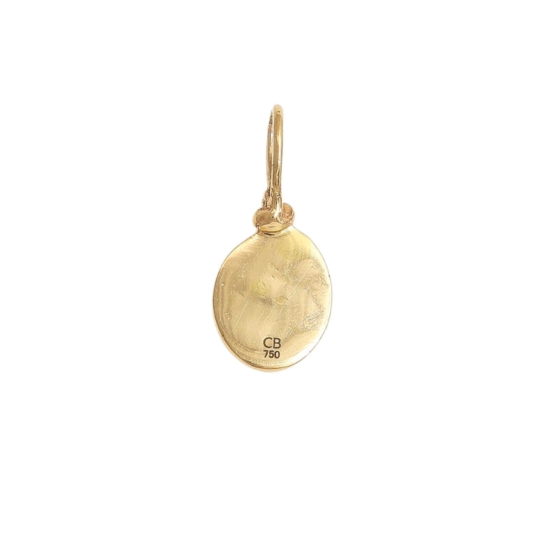 Peristera Pendant with Diamond - Solid Gold