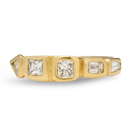 Baucis Ring with Diamond - Solid Gold