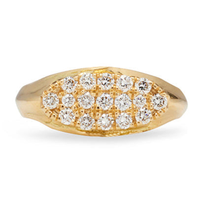 Ceyx Ring with Diamond - Solid Gold