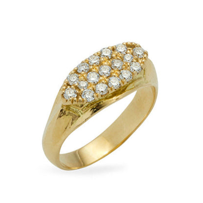 Ceyx Ring with Diamond - Solid Gold