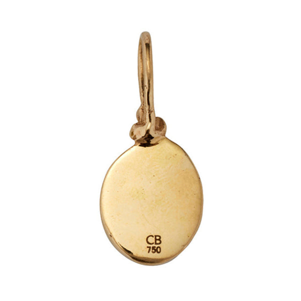 Peristera Pendant with Diamond - Solid Gold