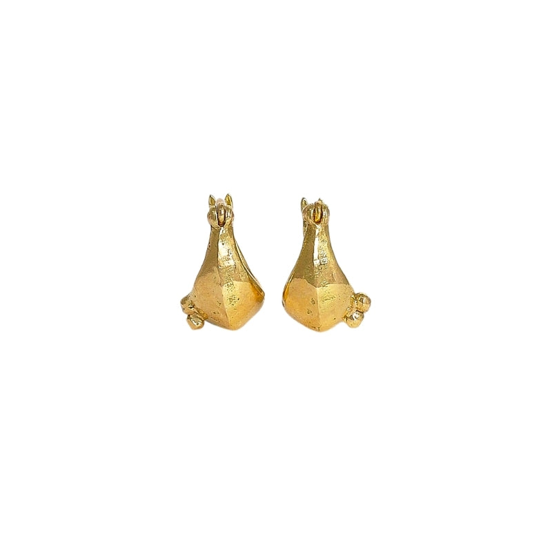 Hellespont Earrings with Diamond - Solid Gold