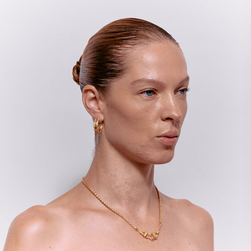 St Germain Hoops - 18K Gold Plated