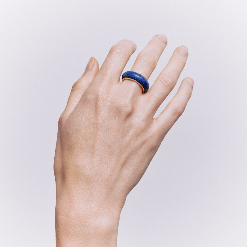 Waldoff Ring in Lapis Lazuli - 24K Vermeil