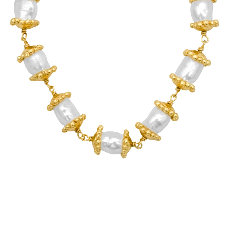 Florizel Bracelet in Pearl - 18K Gold Plated