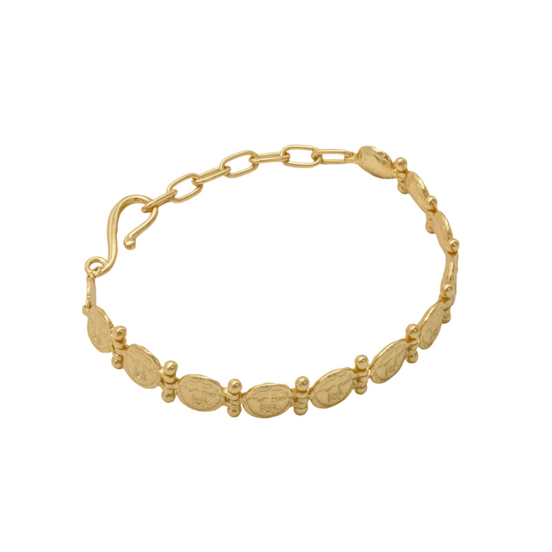 Gorgoneion Bracelet - 18K Gold Plated