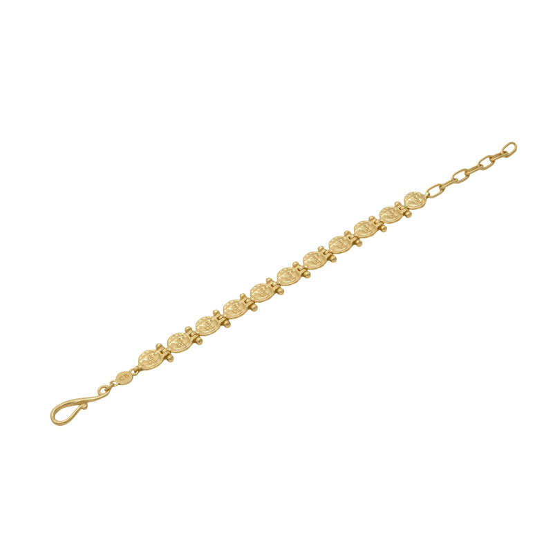 Gorgoneion Bracelet - 18K Gold Plated