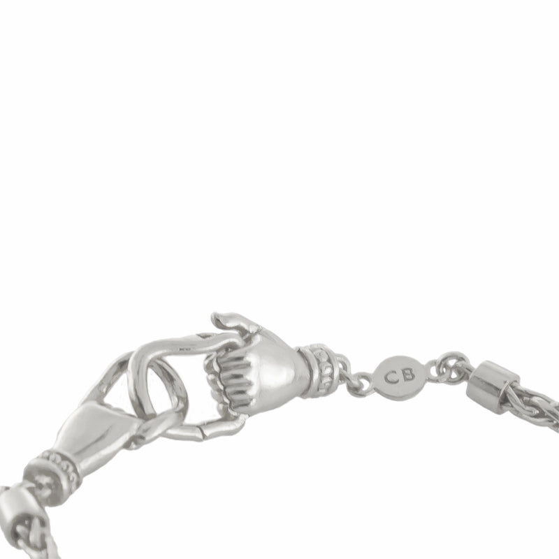 Handmade Snake Bracelet - Sterling Silver