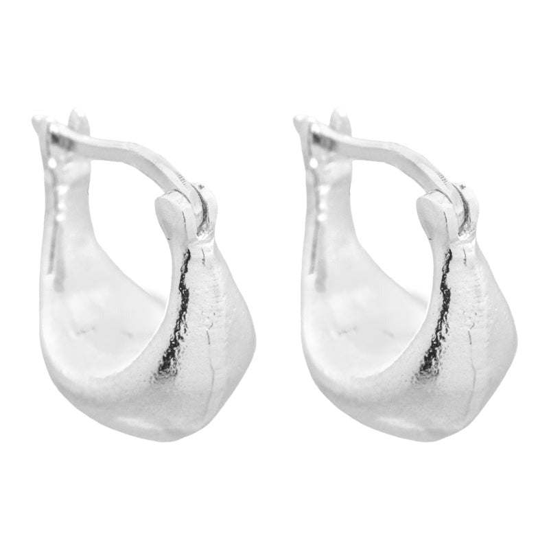 Antonis Hoop Earrings - Sterling Silver