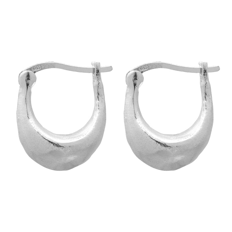 Antonis Hoop Earrings - Sterling Silver