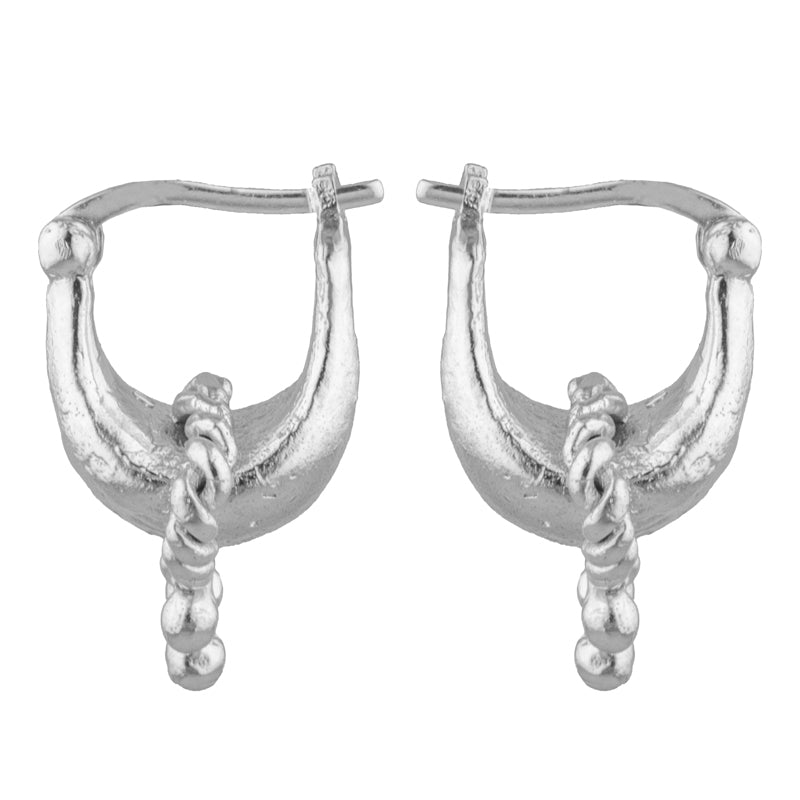 Tantour Hoops - Sterling Silver