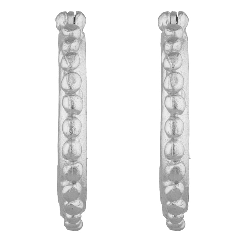 Angelica Hoops Large - Sterling Silver