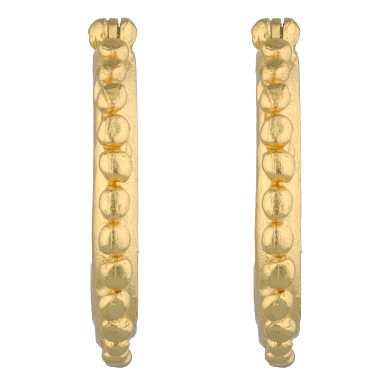 Angelica Hoops Large - 18K Gold Plated