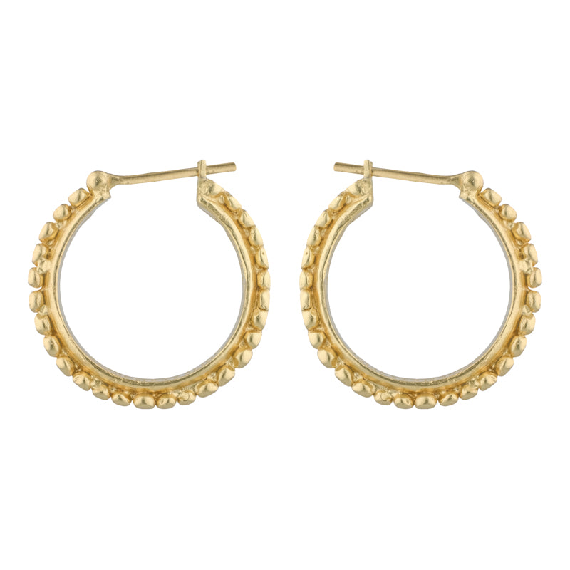 Angelica Hoops Large - 18K Gold Plated