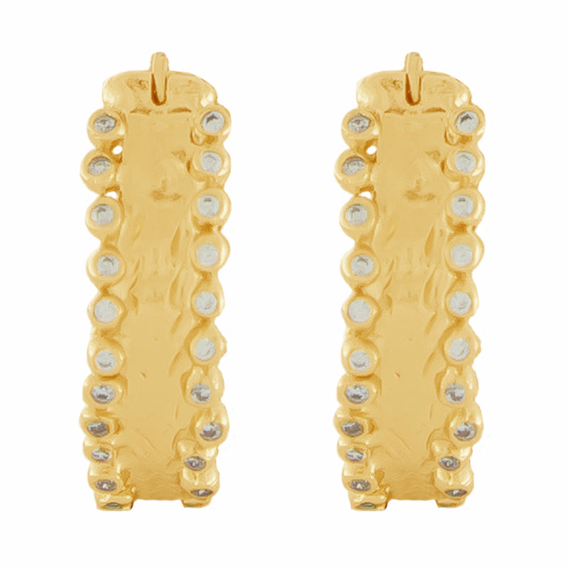 St Germain Hoops - 18K Gold Plated