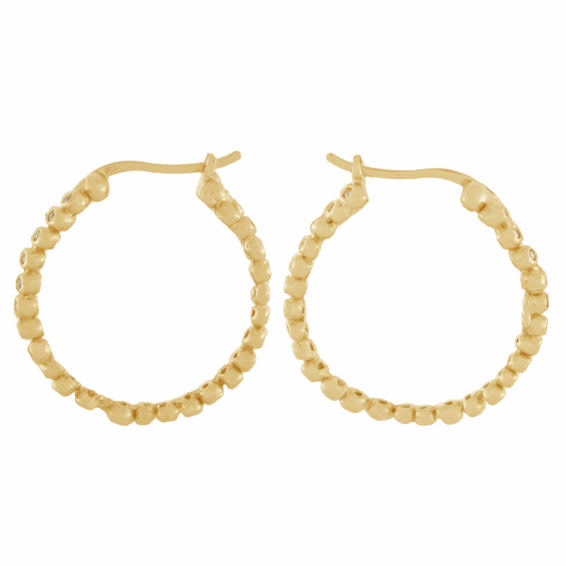 St Germain Hoops - 18K Gold Plated