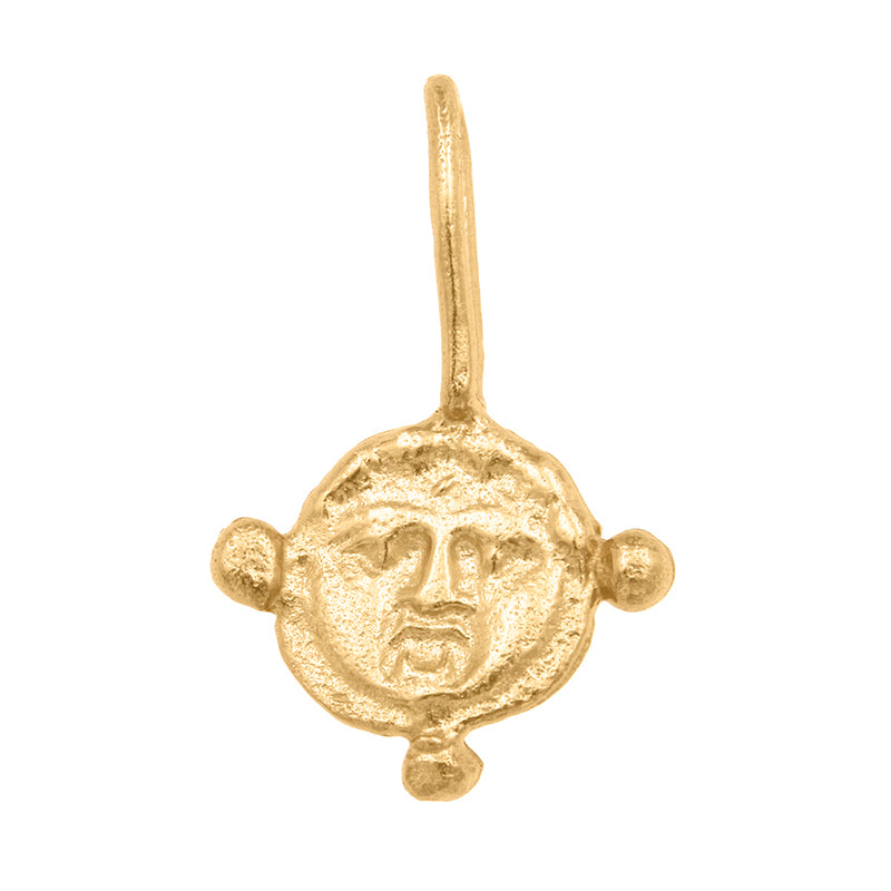 Gorgoneion Amulet Pendant - 18K Gold Plated