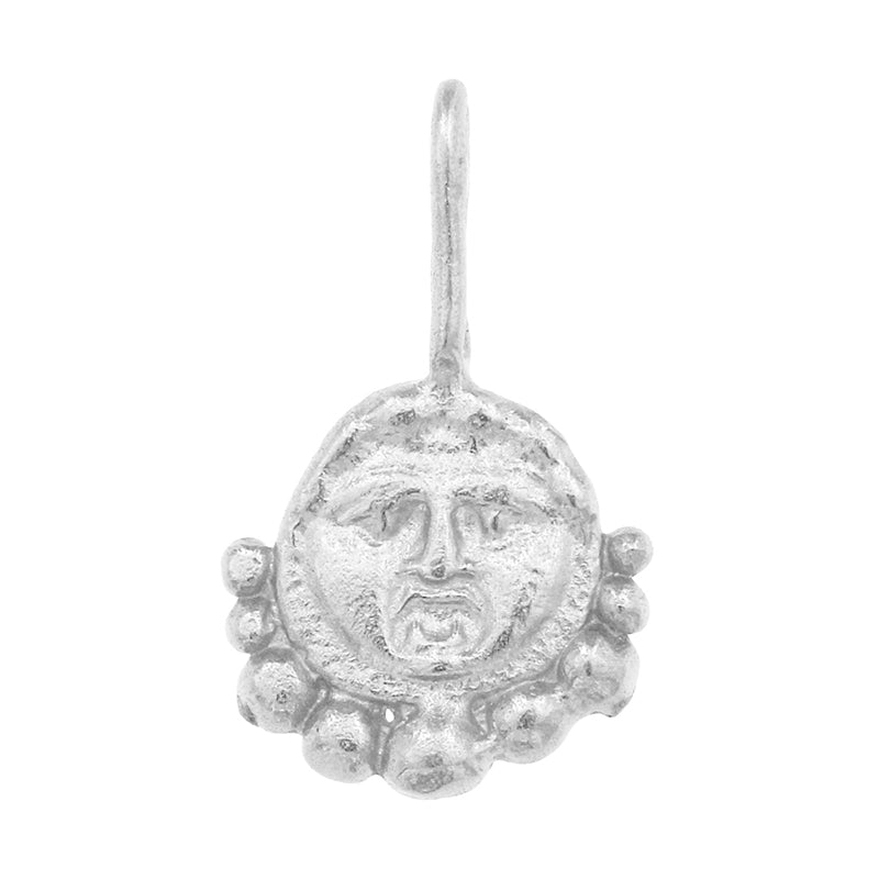 Gorgoneion Protection Pendant - Sterling Silver