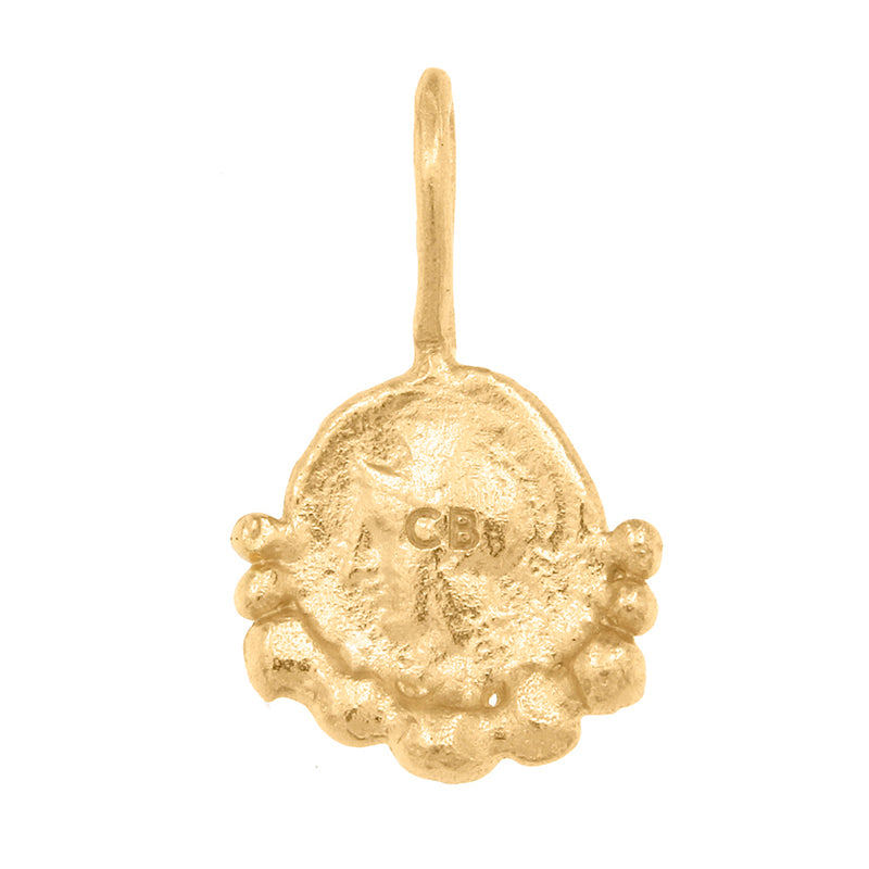 Gorgoneion Protection Pendant - 24K Gold Vermeil