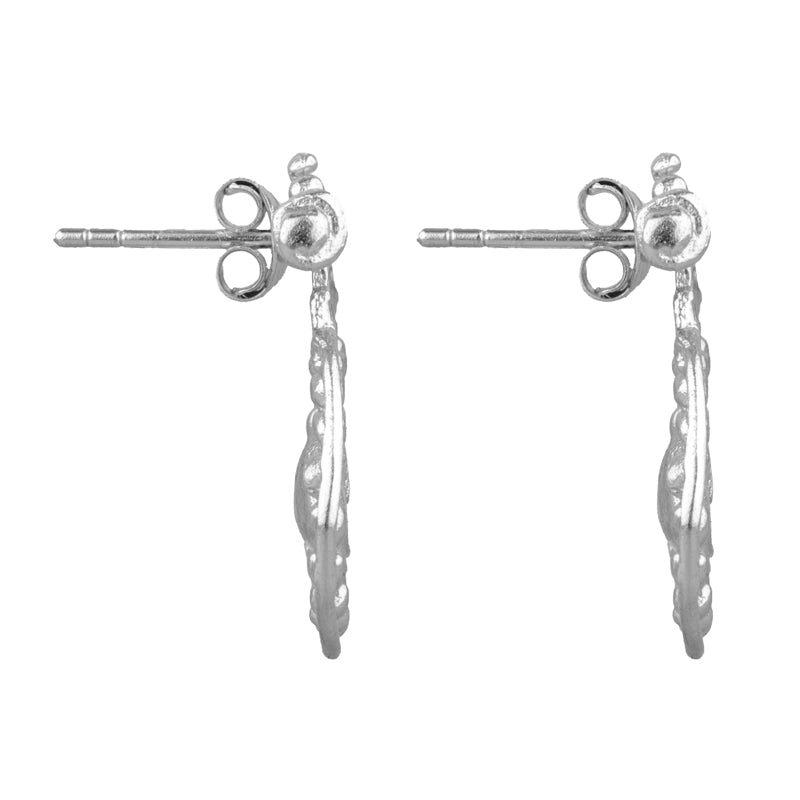 Gorgoneion Akritis Earrings - Sterling Silver