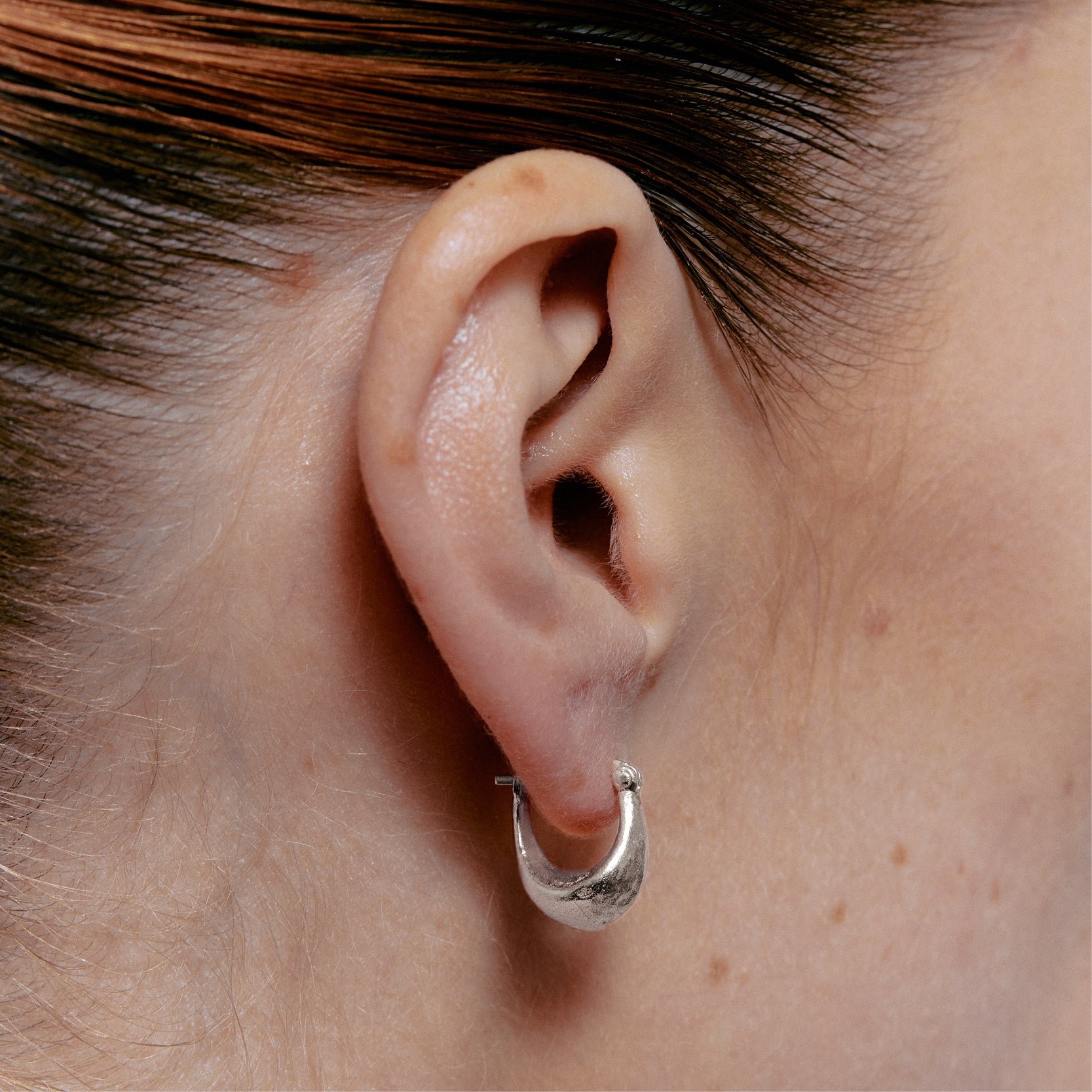 Antonis Hoop Earrings - Sterling Silver