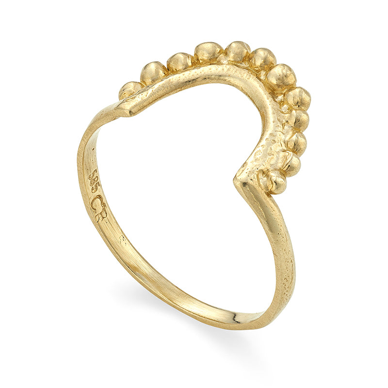 Ceres Stacker Ring - Solid Gold