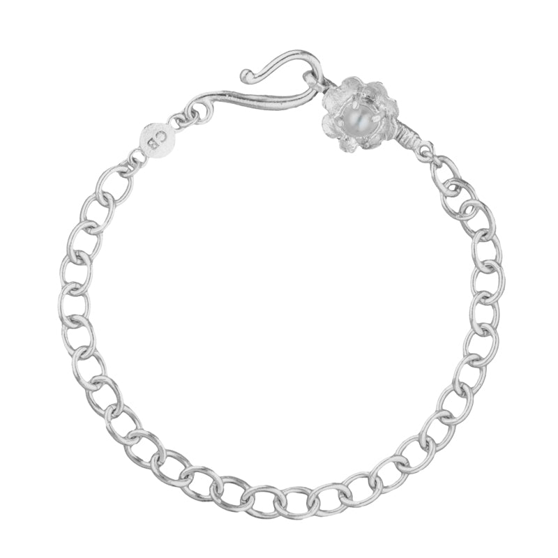 Perdita Bracelet with Pearl - Sterling Silver