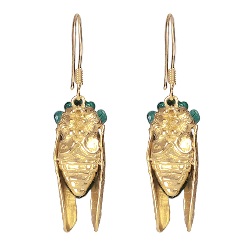Cicada Myth Earrings - 18K Gold Plated