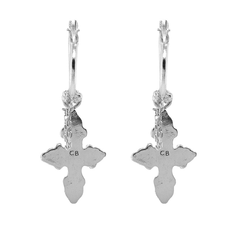 Trefoil Earrings - Sterling Silver