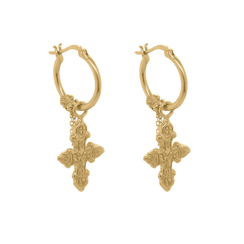 Trefoil Earrings - 18K Gold Plated