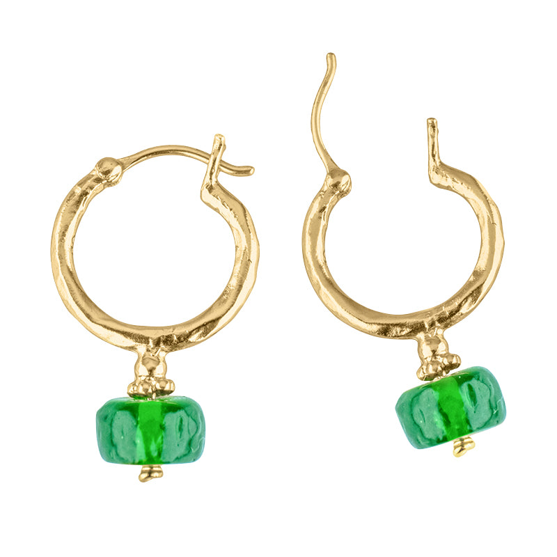 Aelia Hoop Earrings - 18K Gold Plated