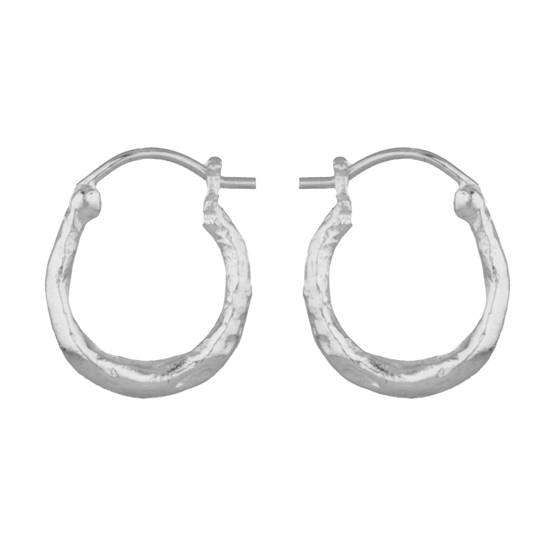 Adele Hoop Earrings - Sterling Silver
