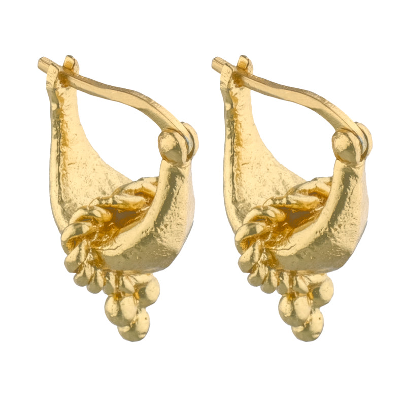 Tantour Hoops - 18K Gold Plated