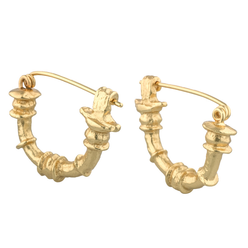 Isherwood Hoops - 18K Gold Plated