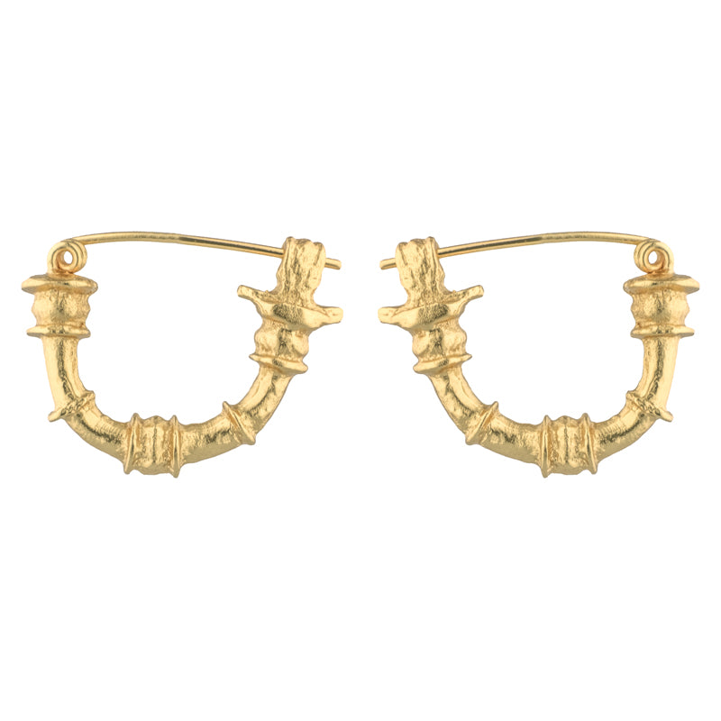 Isherwood Hoops - 18K Gold Plated