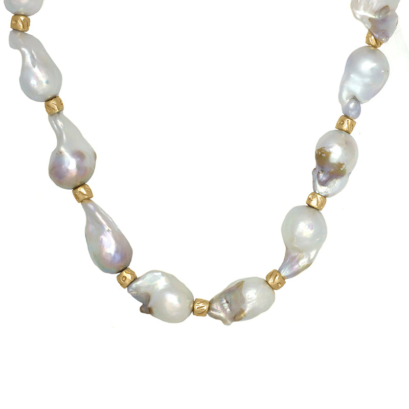 Laconia Necklace with Pearl - 18K Gold Plated