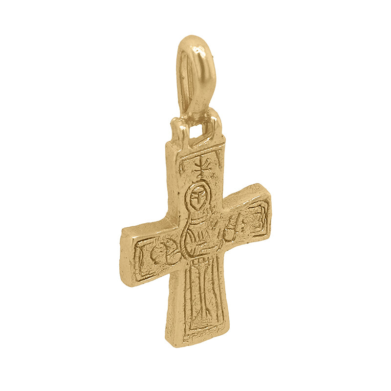 Constantine Cross Pendant - 18K Gold Plated