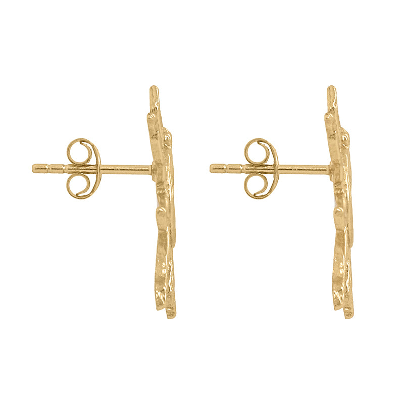 Mini Apollo Sun Earrings - 18K Gold Plated