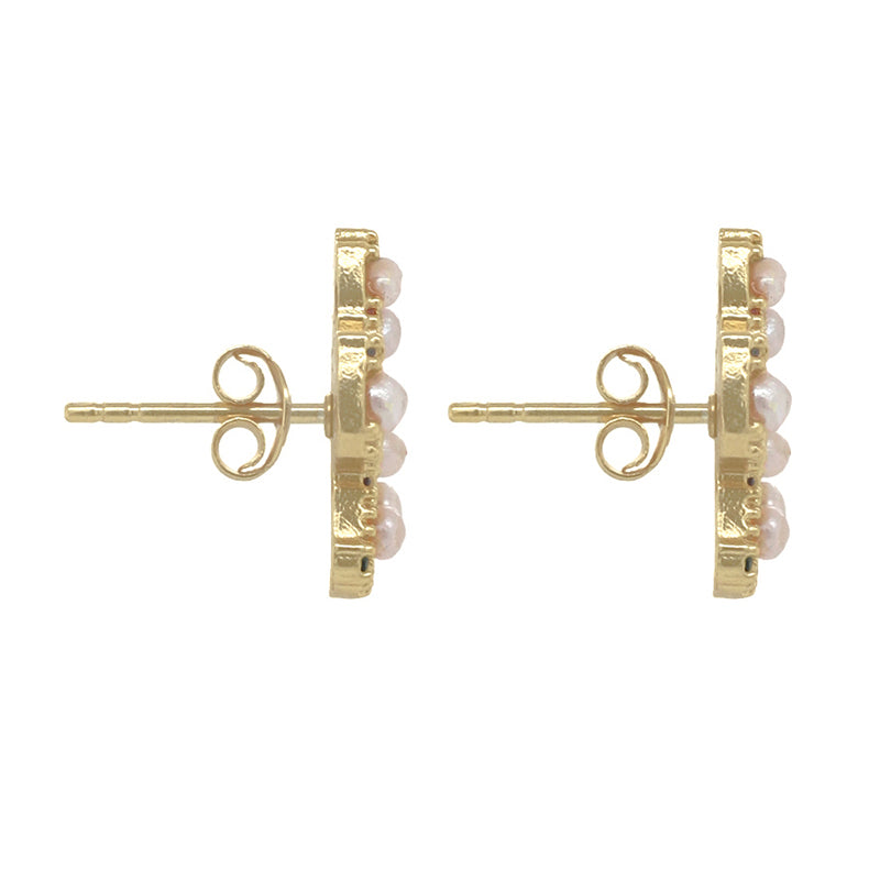 Gorgoneion Peace Earrings - 18K Gold Plated