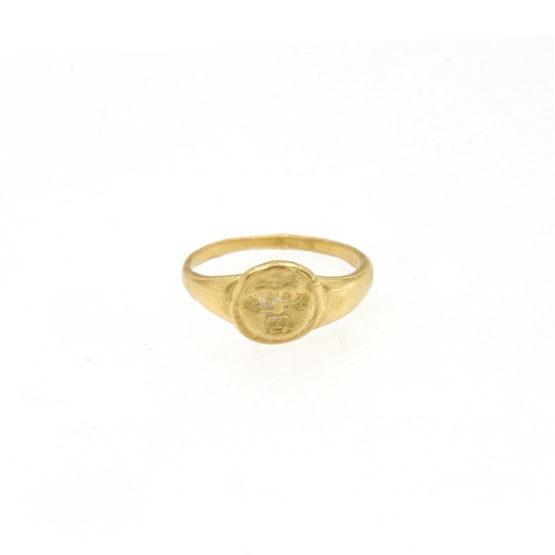 Gorgoneion Pinky Ring - Solid Gold