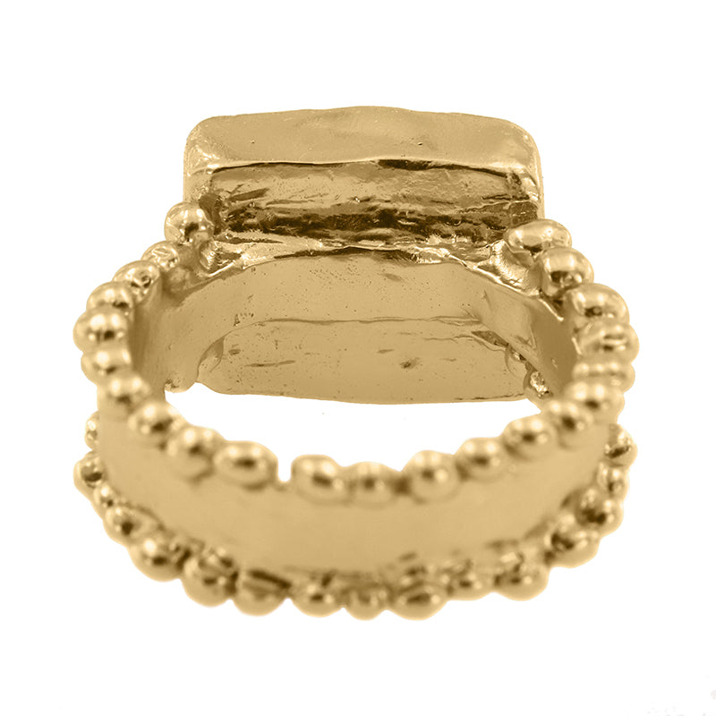 Donna Bianca Ring - 18K Gold Plated